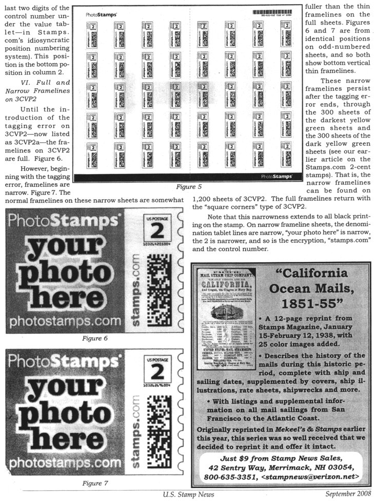 stamp errors, computer vended postage, stamp errors, EFO, Ryskamp, computer vended postage, Neopost, stamps.com, your photo here