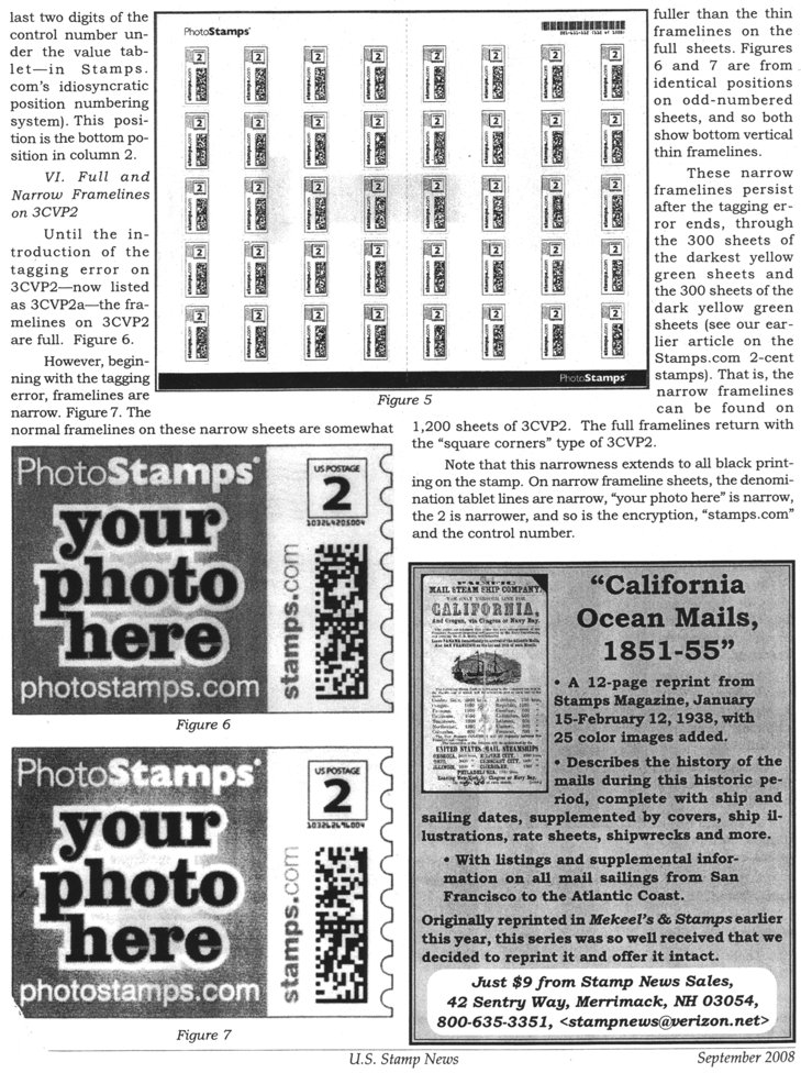 stamp errors, computer vended postage, stamp errors, EFO, Ryskamp, computer vended postage, Neopost, stamps.com, your photo here