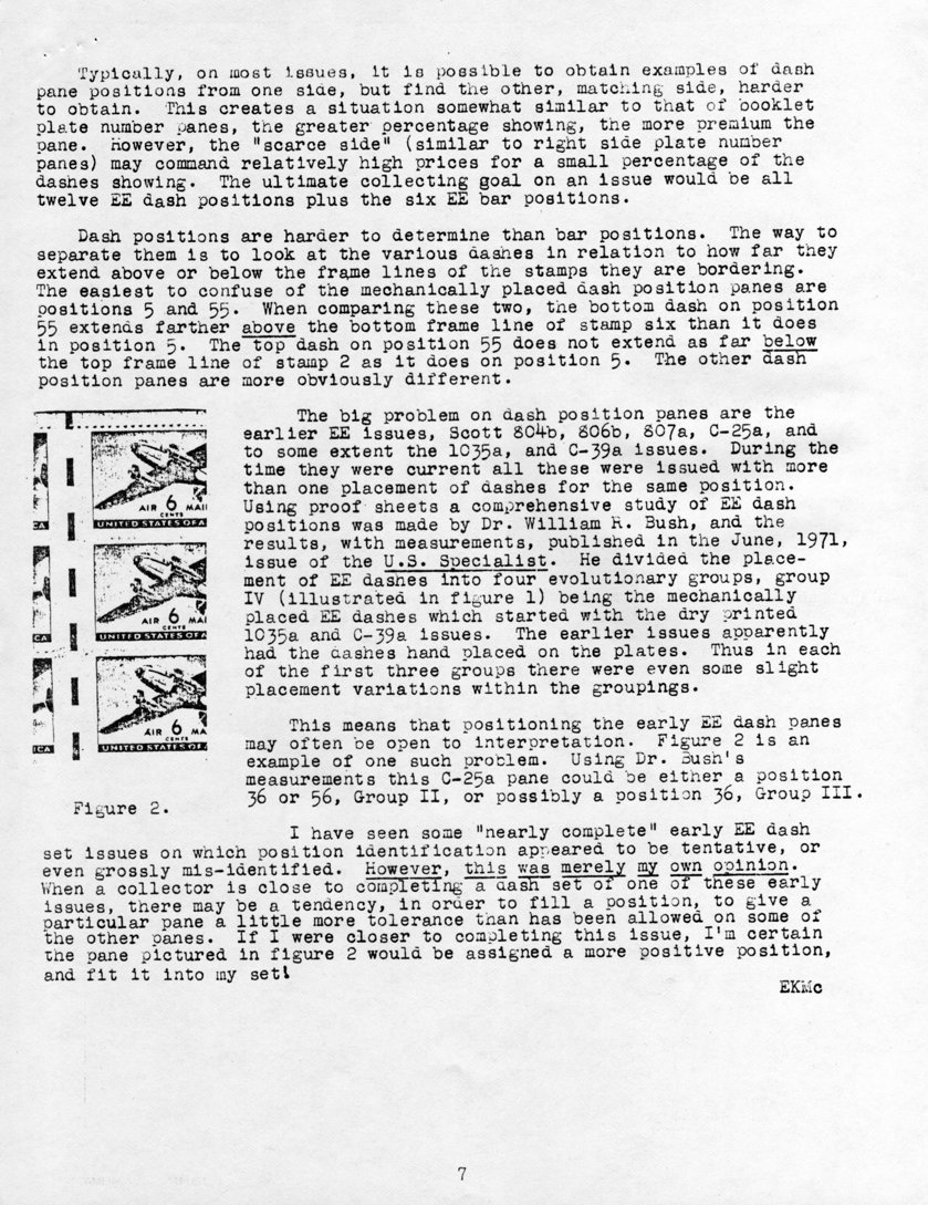 stamp errors, stamp errors, EFO, Scott 804, Scott 806, Scott 807, Scott C25, Scott 1035, Bush, 1971, U.S. Specialist