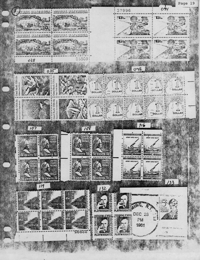 stamp errors, stamp errors, EFO