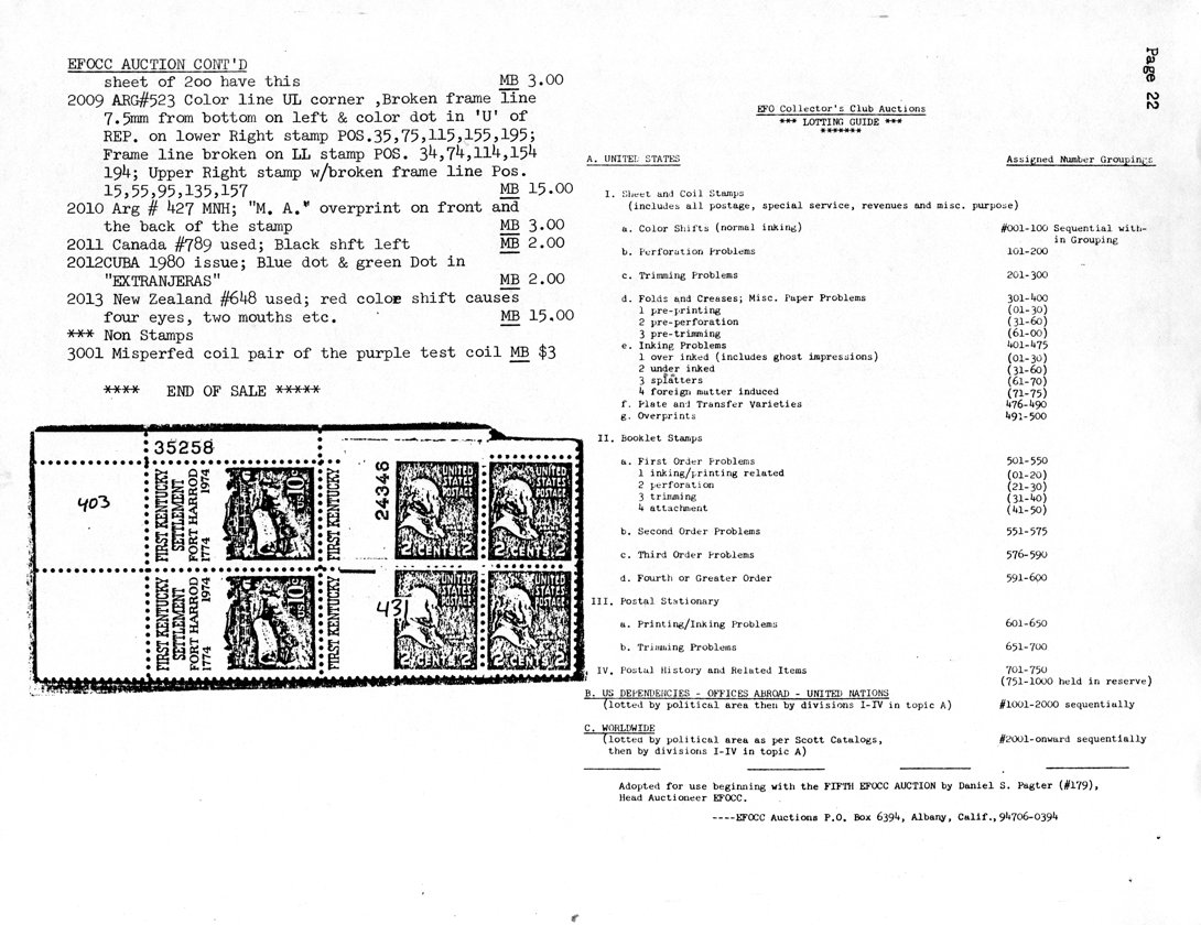 stamp errors, stamp errors, EFO, Argentina, Scott 523, Scott 427, Canada, Scott 789, Cuba, 1980, New Zealand, Scott 648, test coil
