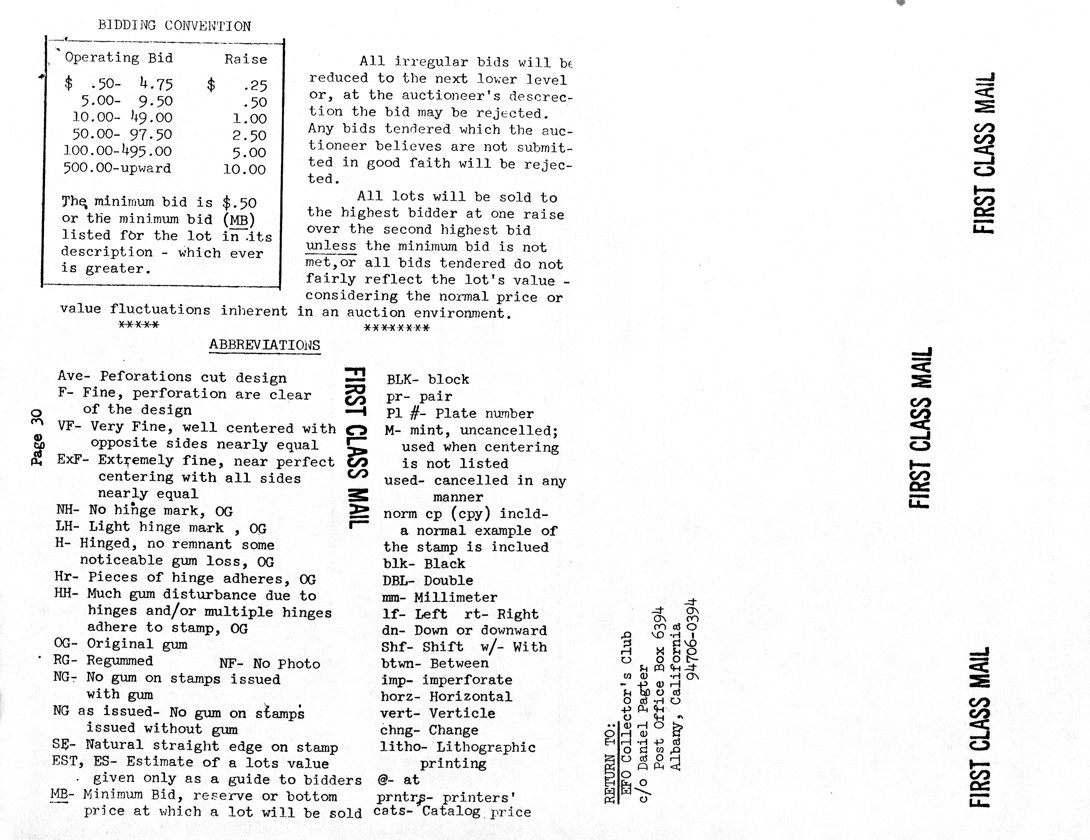 stamp errors, stamp errors, EFO
