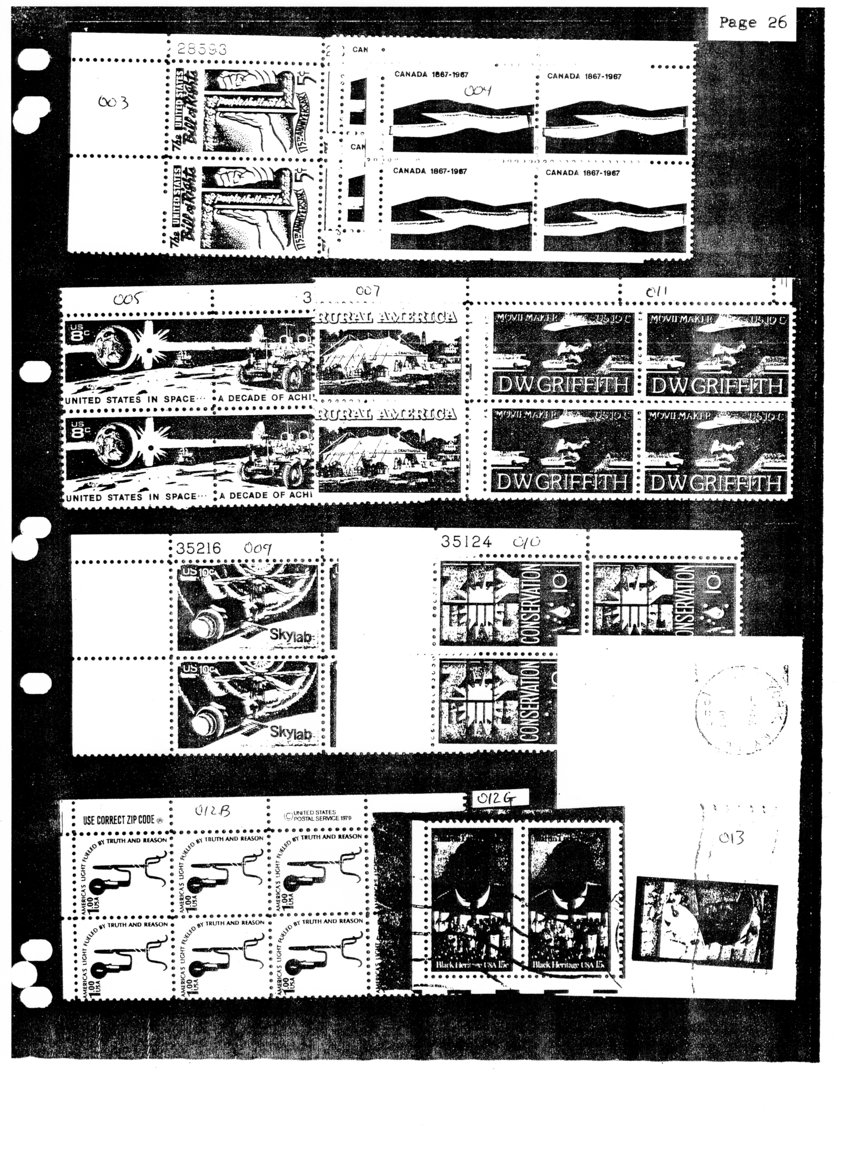 stamp errors, stamp errors, EFO