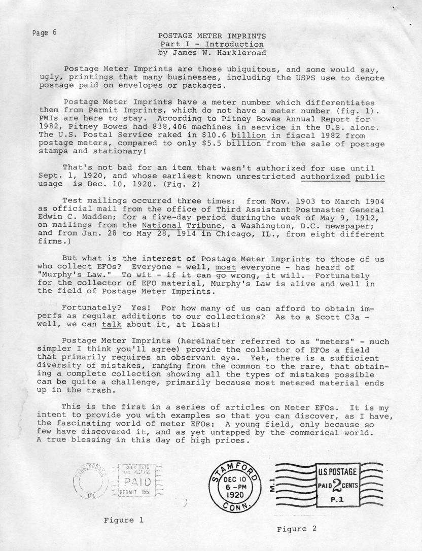 stamp errors, stamp errors, EFO, Postage Meter Imprints - Part 1 - Introduction, Harkleroad, USPS, Permit Imprints, PMIs, Pitney Bowes, 1920, test mailings, November 1903, March 1904, Third Assistant Postmaster General, Madden, May 9, 1912, National Tribune, Washington, D.C., January 28, 1914, May 28, 1914, Chicago, IL, Scott C3, meters