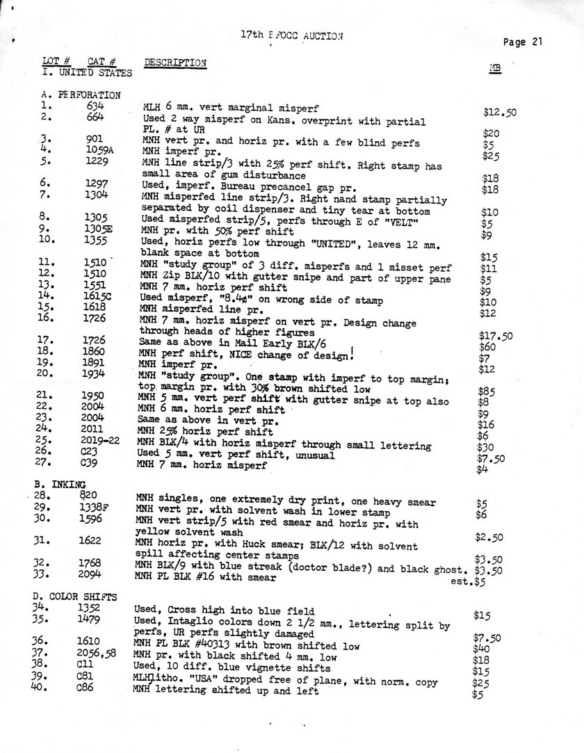 stamp errors, stamp errors, EFO, Scott 634, Scott 664, Scott 901, Scott 1059, Scott 1229, Scott 1297, Scott 1304, Scott 1305, Scott 1355, Scott 1510, Scott 1551, Scott 1615, Scott 1618, Scott 1726, Scott 1860, Scott 1891, Scott 1934, Scott 1950, Scott 2004, Scott 2011, Scott 2019, Scott 2022, Scott C23, Scott C39, Scott 820, Scott 1338, Scott 1596, Scott 1622, Scott 1768, Scott 2094, Scott 1352, Scott 1479, Scott 1610, Scott 2056, Scott 2058, Scott C11, Scott C81, Scott C86