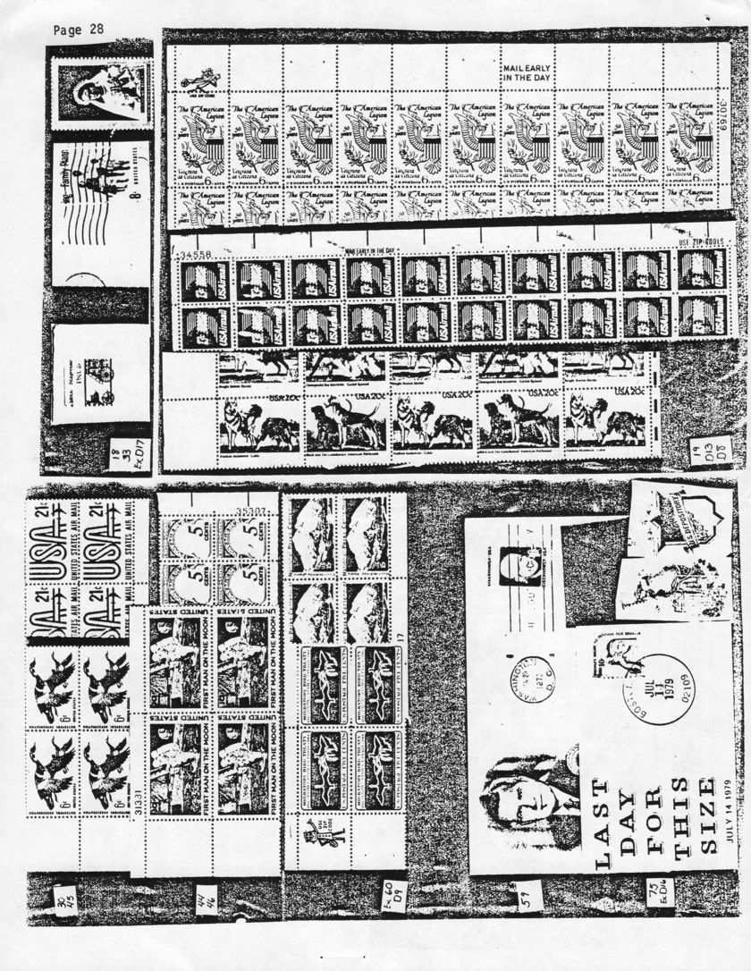 stamp errors, stamp errors, EFO