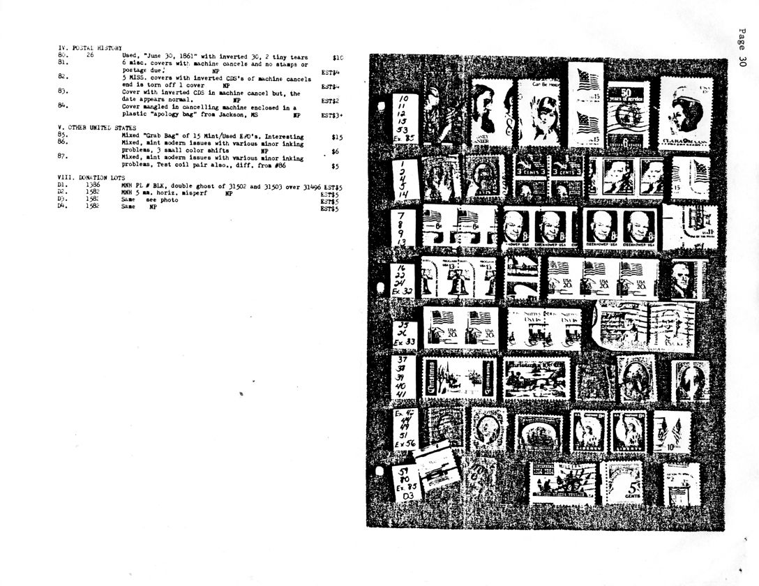 stamp errors, stamp errors, EFO, 26, Scott 1386