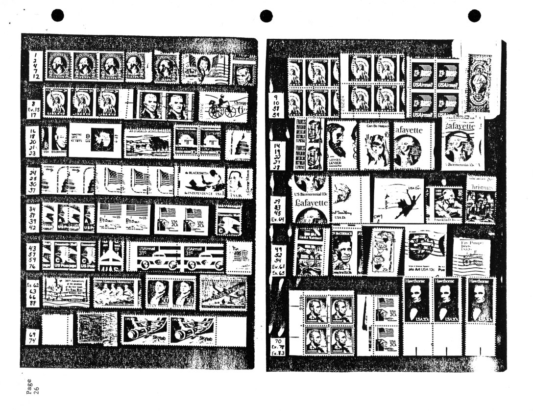 stamp errors, stamp errors, EFO
