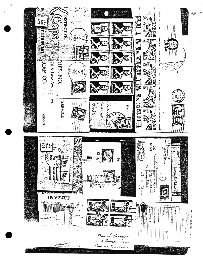 stamp errors, stamp errors, EFO