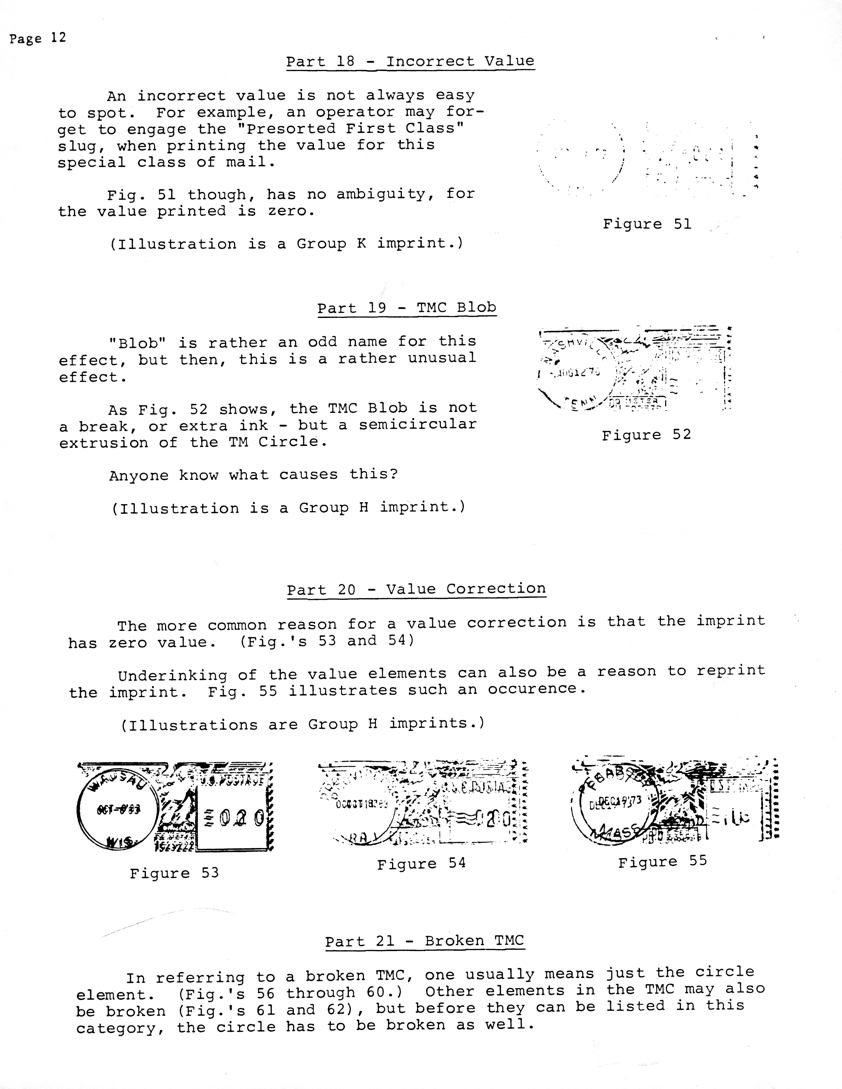 stamp errors, stamp errors, EFO, incorrect value, TMC blob, value correction, broken TMC