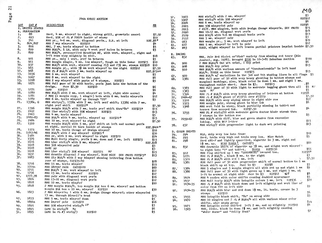 stamp errors, stamp errors, EFO, 24th EFOCC Auction, Shaulis, Scott 88, Scott 693, Scott 741, Scott 804, Scott 807, Scott 806, Scott 899, Scott 901, Scott 911, Scott 937, Scott 965, Scott 968, Scott 1036, Scott 1067, Scott 1208, Scott 1271, Scott 1280, Scott 1281, Scott 1289, Scott 1338, Scott 1396, Scott 1402, Scott 1463, Scott 1480, Scott 1483, Scott 1484, Scott 1510, Scott 1525, Scott 1543, Scott 1546, Scott 1564, Scott 1576, Scott 1616, Scott 1618, Scott 1632, Scott 1683, Scott 1716, Scott 1729, Scott 1731, Scott 1756, Scott 1777, Scott 1778, Scott 1804, Scott 1818, Scott 1823, Scott 1833, Scott 1891, Scott 1895, Scott 1903, Scott 1907, Scott 2004, Scott 2005, Scott 2015, Scott 2090, Scott 2109, Scott 2112, Scott C63, Scott E22, Scott R43, Scott 832, Scott 900, Scott 908, Scott 910, Scott 920, Scott 1381, Scott 1383, Scott 1394, Scott 1464, Scott 1467, Scott 1510, Scott 1525, Scott 1548, Scott 1755, Scott 2059, Scott 2062, Scott C32, Scott 294, Scott 295, Scott 298, Scott 832, Scott 912, Scott 1271, Scott 1320, Scott 1381, Scott 1384, Scott 1386, Scott 1414, Scott 1432, Scott 1434, Scott 1435, Scott 1455, Scott 1470, Scott 1473, Scott 1505