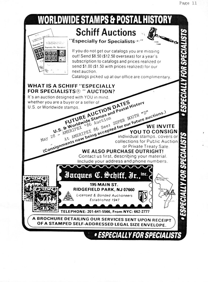 stamp errors, stamp errors, EFO, Schiff