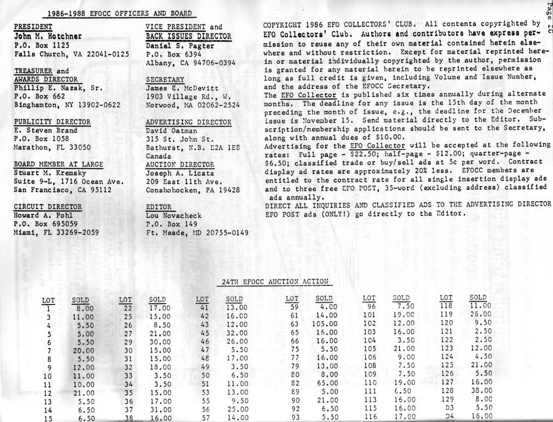 stamp errors, stamp errors, EFO, Auction, Hotchner, Nazak, Brand, Kremsky, Pohl, Pagter, McDevitt, Oatman, Licata, Novacheck